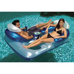 Poolmaster Polar Bar Double Lounger with Ice Bag