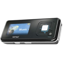 SanDisk Sansa c250 2GB Black Multimedia MP3 Player