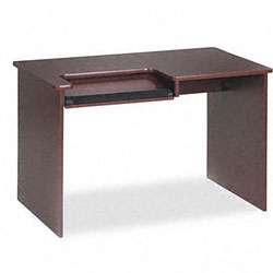 Safco Mahogany Wood Computer Desk