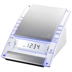 Sony ICFCD7000 White Alarm Clock CD Radio (Refurbished)