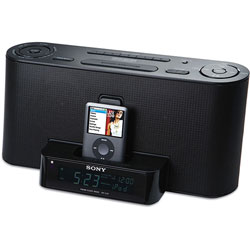 Sony ICFC1IP Black iPod Dock AM/ FM Clock Radio (Refurbished)