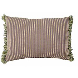 Purple Stripe Throw Pillows (Set of 2)