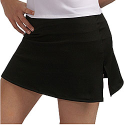 Women's A-line Black Skort