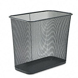 Steel Mesh 7.5-gallon Rectangular Wastebasket