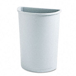 Rubbermaid Untouchable Half-Round Waste Receptacle