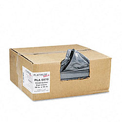 Platinum Plus 55-60 Gallon Super Extra-Heavy Can Liners (Case of 50)