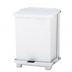 Defenders Biohazard 7-gallon Steel Step Trash Can