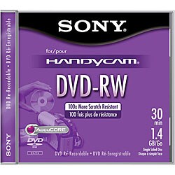 Sony DMW Rewritable Camcorder DVD-RW Discs (Pack of 3)