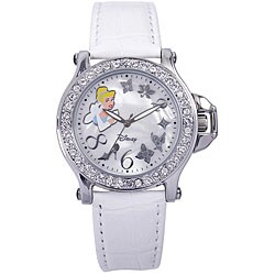 Disney Brilliance Diamond Cinderella Women's Crystal Watch