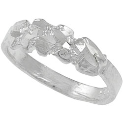 Sterling Silver Abstract Child's Ring
