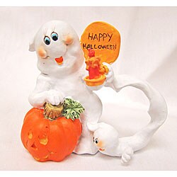 Ghost and Pumpkin Napkin Rings (Set of 6)