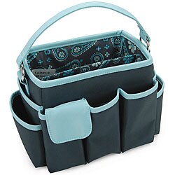 Mackinac Moon Small Charcoal/ Blue Square Organizer
