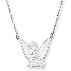 Sterling Silver Disney's Tinker Bell Necklace