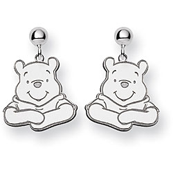 Sterling Silver Disney's Winnie the Pooh Earrings