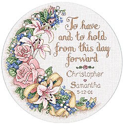 'To Have and to Hold' Counted Cross Stitch Kit