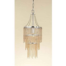 Antique Nickel Mini Prism Chandelier