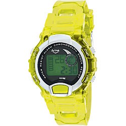 Activa by Invicta Midsize Unisex Digital Yellow Watch
