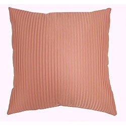Cuzco II 24-inch Pink Striped Pillow.