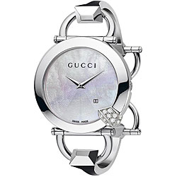 Gucci Chiodo Women's Steel Diamond Watch