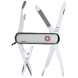 Swiss Army Stainless Steel Pocket Tool Chest with Bonus Gift Box