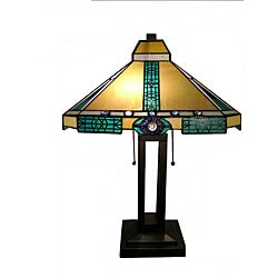 Tiffany-style Mission Lamp