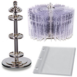 Clear Stamp 10-sleeve Revolving Holder