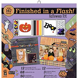 Finished In A Flash 12x12 Halloween Scrapbook Kit