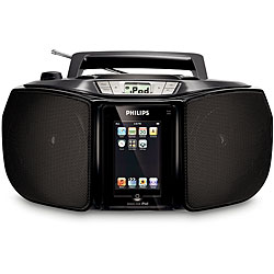 Philips DC1010 iPod Docking CD AM/FM Boombox (Refurbished)