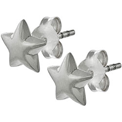 Sterling Silver Star Earrings