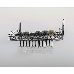 Metal Wine Wall Rack