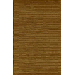Hand-loomed Catalina Gold Rug (3'6 x 5'6)