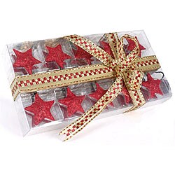 Lighted Star Red Garland