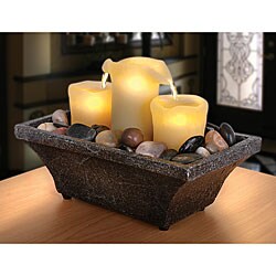 Sarah Peyton LED Candle Water Fountain