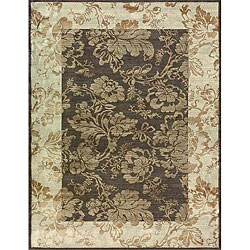 Machine-made Amber Chocolate Rug (5'2 x 7'7)