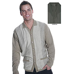 Oggi Moda Men's Button-down Sweater