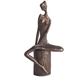 Cast Bronze Reflection Sculpture