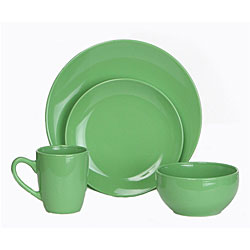 Everyday Green 16-piece Dinnerware Set