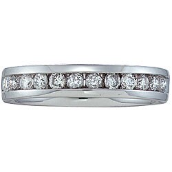 14k White Gold 1/2ct TDW Diamond Band Ring (H-I, I1)
