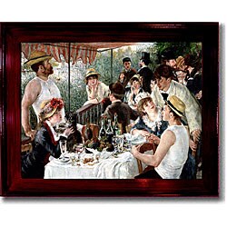 Renoir 'Luncheon of the Boating Party' Framed Canvas Art