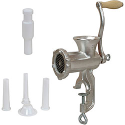Clamp-style #8 Meat Grinder with Sausage Stuffer