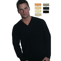 Oggi Moda Men's Cashmere V-neck Sweater