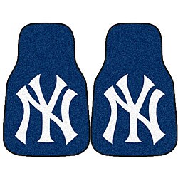 New York Yankees 2-piece Logo Car Mat Set