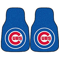 Chicago Cubs 2-piece Logo Car Mat Set