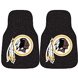 Washington Redskins 2-piece Car Mat Set