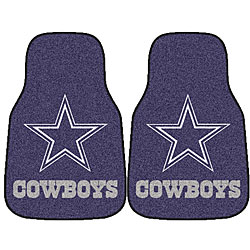 Dallas Cowboys 2-piece Car Mat Set