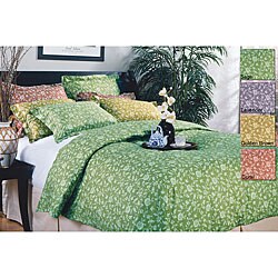 Floral Cotton Duvet Cover Set