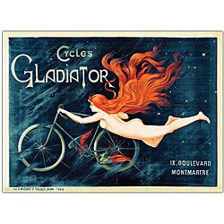 Georges Massias 'Cycles Gladiator' Framed Art