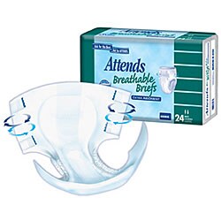 Attends Extra Absorbent X Large Breathable Briefs (Case of 60)