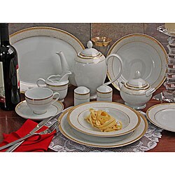 Venice 49-piece Porcelain Dinnerware Set