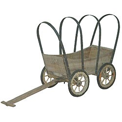 Large Covered Wagon Planter